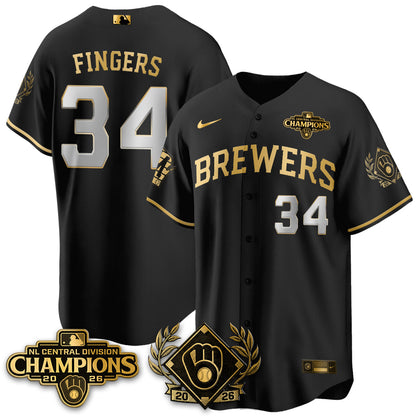MIL 2026 NL Division Champs Vapor Blue Jersey - Stitched