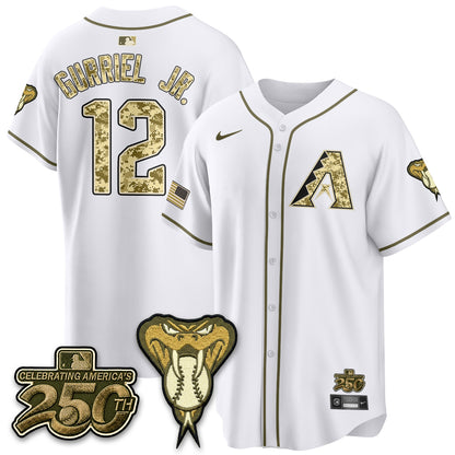 Arizona Diamondbacks Salute to Service 2026 Vapor Premier Limited Jersey - All Stitched