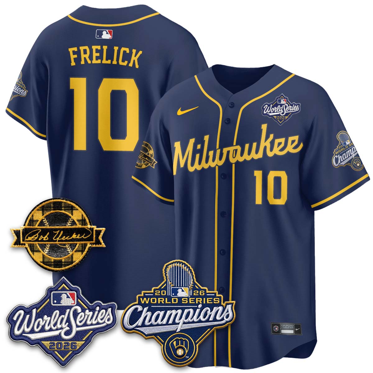 MIL 2026 WS Champions - Bob Patch Vapor Edition - Stitched-NQD (NAV9)