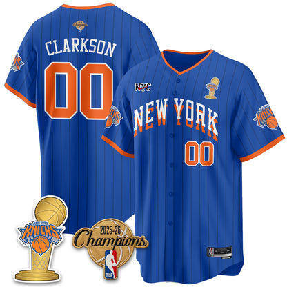 New York Knicks 2026 NBA Champions Vapor Jersey - Stitched