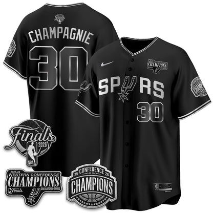 San Antonio Spurs 2026 Basketball Finals Vapor Special Jersey - Stitched
