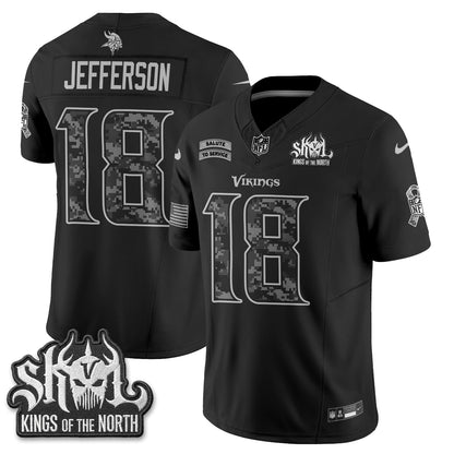 Minnesota Vikings 2026 Salute to Service V2 Vapor Jersey - Stitched-NQD