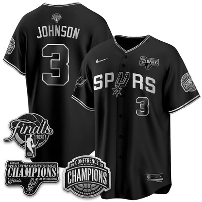 San Antonio Spurs 2026 Basketball Finals Vapor Special Jersey - Stitched