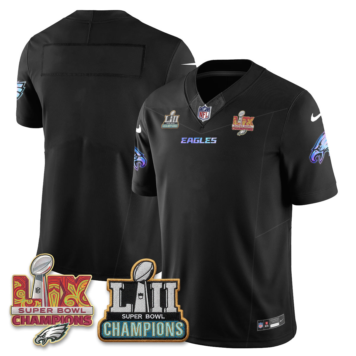 Philadelphia Eagles Fangear Edition Vapor Jersey - Stitched