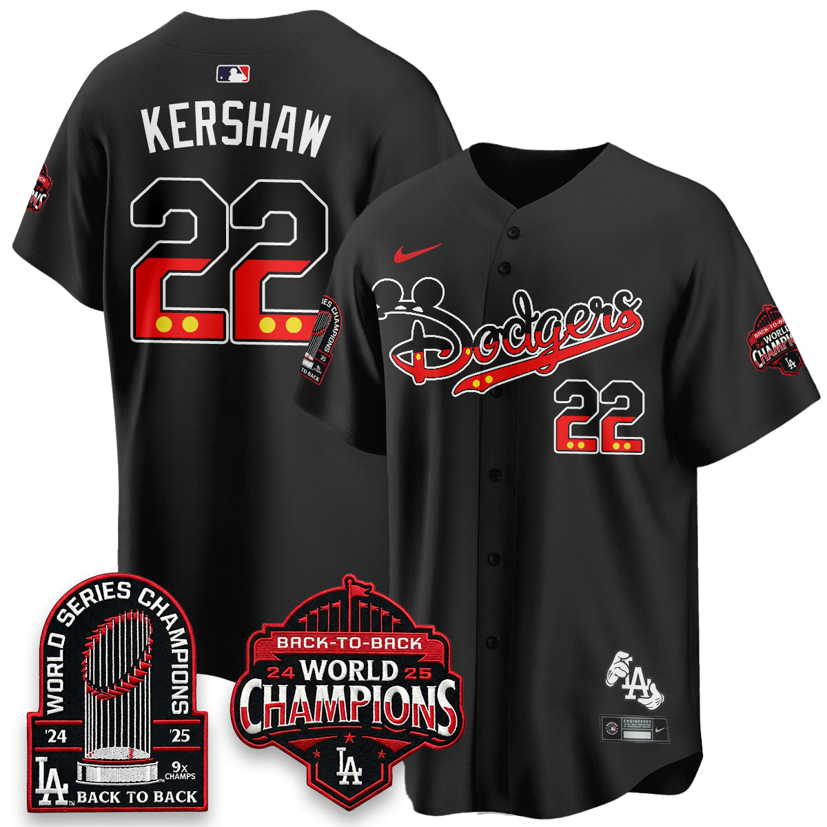 Los Angeles Dodgers x Mouse Vapor Limited Jersey- Stitched