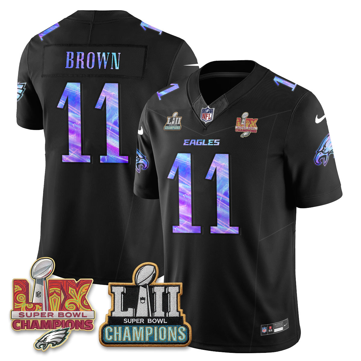 Philadelphia Eagles Fangear Edition Vapor Jersey - Stitched