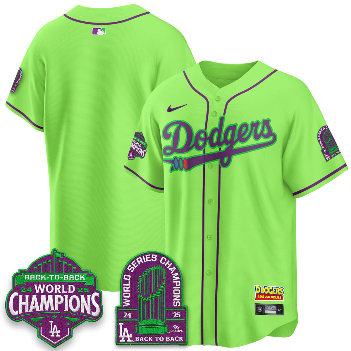 Los Angeles Dodgers 2026 Space Ranger Vapor Limited Jersey - Stitched