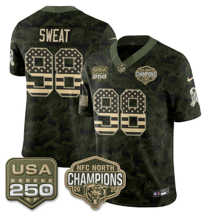 Chicago Bears 2026 Salute to Service Edition Vapor Jersey - Stitched (2)