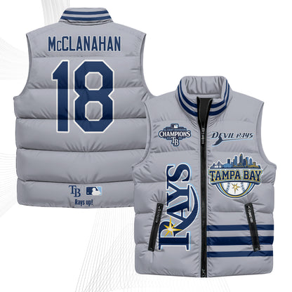 Tampa Bay Rays "Devil Rays" Puffer Vest - Printed