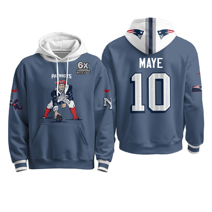 New England Patriots Minuteman Edition Hoodie - Stitched