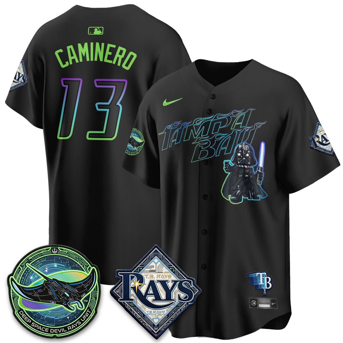 Tampa Bay Rays x SW Vapor Limited Jersey - Stitched