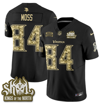 Minnesota Vikings 2026 Salute to Service V2 Vapor Jersey - Stitched-NQD