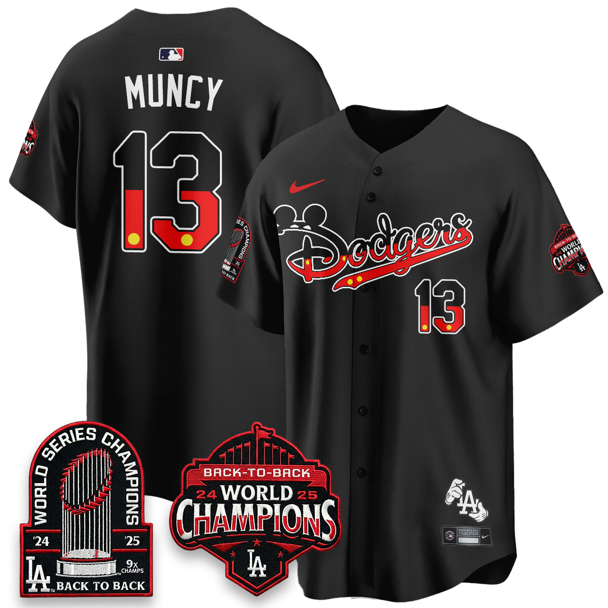 Los Angeles Dodgers x Mouse Vapor Limited Jersey- Stitched