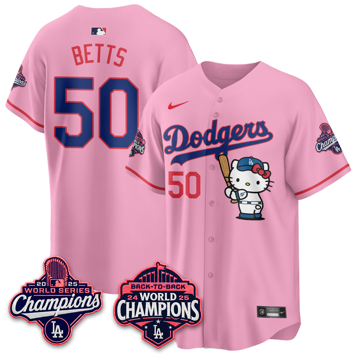 LAD x Meow KT Night 2026 Pink Edition Jersey - Stitched