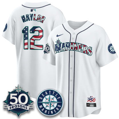 Seattle Mariners Americana 2026 Vapor Limited Jersey - Stitched