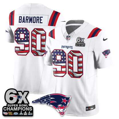 New England Patriots America Edition Vapor Jersey V2- Stitched