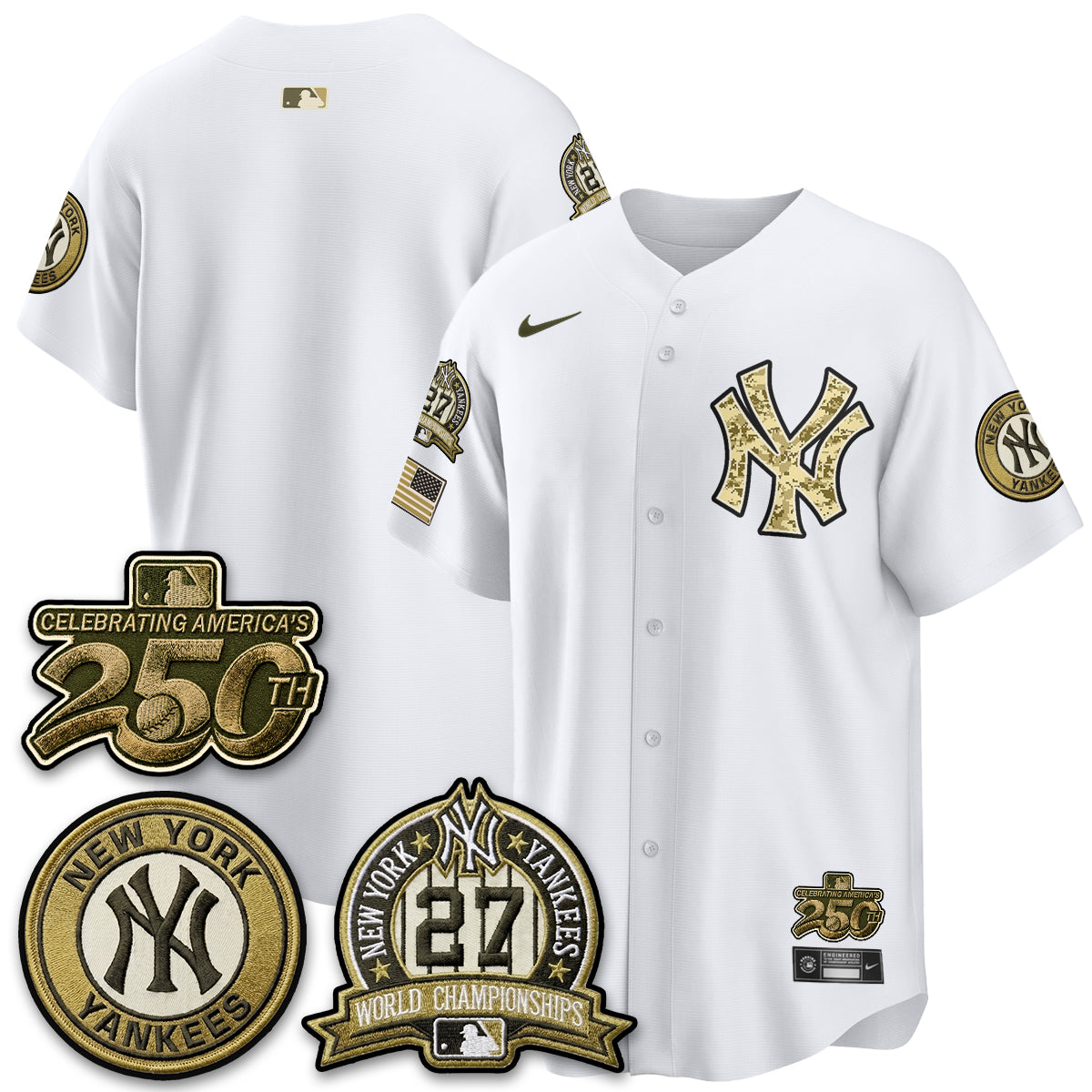 New York Yankees Salute to Service 2026 Vapor Limited Jersey - Stitched