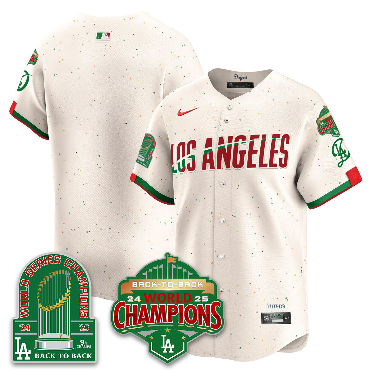 LAD Mexico Vapor Limited Jersey - 9x & B2B Champs - Stitched