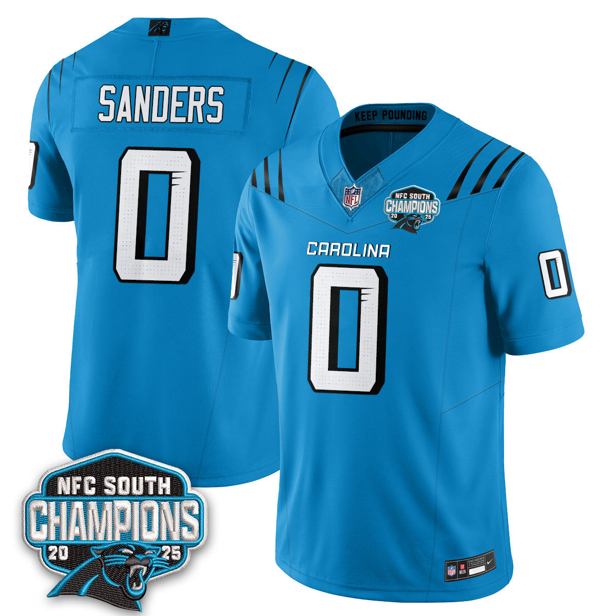 Carolina Panthers Fangear Edition Vapor Jersey - Stitched