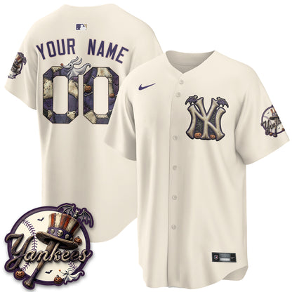 New York Yankees Nightmare Edition Vapor Custom Jersey - Printed