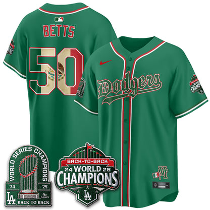 Los Angeles Dodgers x Mexico Style Vapor Jersey - Stitched