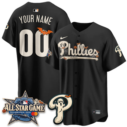 Philadelphia Phillies Halloween 2026 Vapor Limited Custom Jersey - Stitched