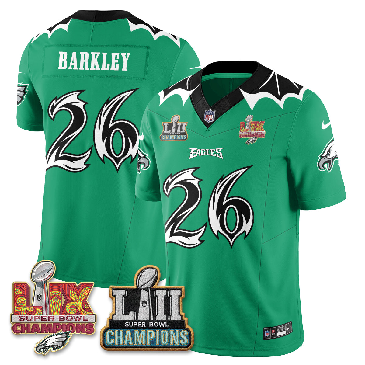 Philadelphia Eagles x Bat Edition Vapor Jersey - Stitched