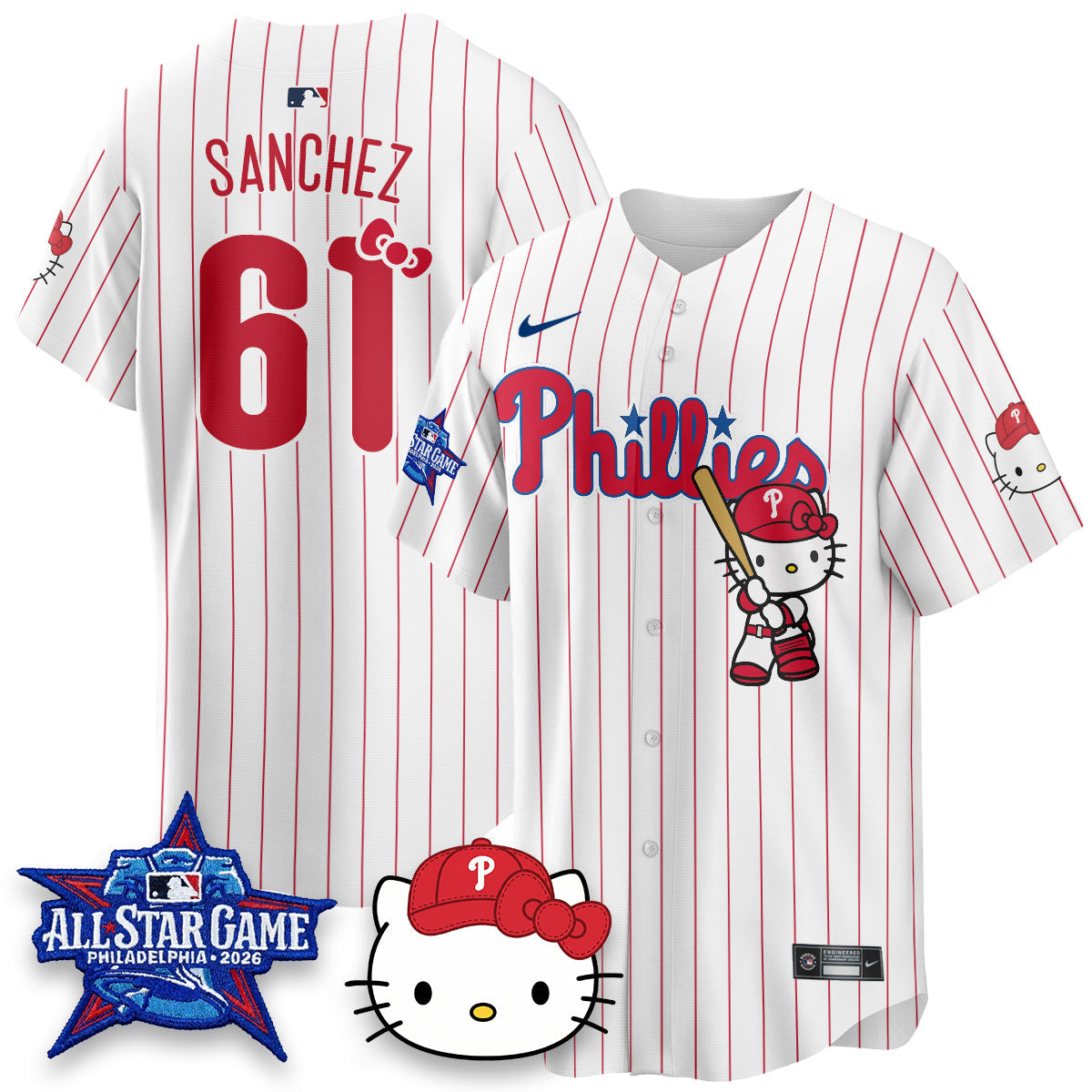 PHI x Meow Kitty Vapor Limited Blue Jersey- Stitched