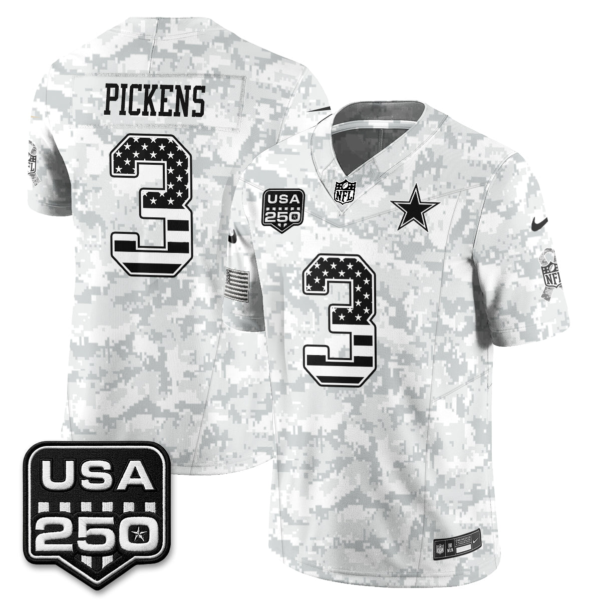 Dallas Cowboys 2026 Salute to Service Edition Vapor Jersey - Stitched