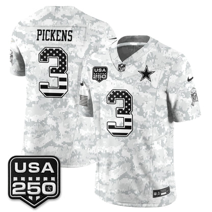 Dallas Cowboys 2026 Salute to Service Edition Vapor Jersey - Stitched