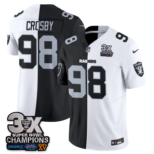 Las Vegas Raiders Split Edition Vapor Jersey - Stitched