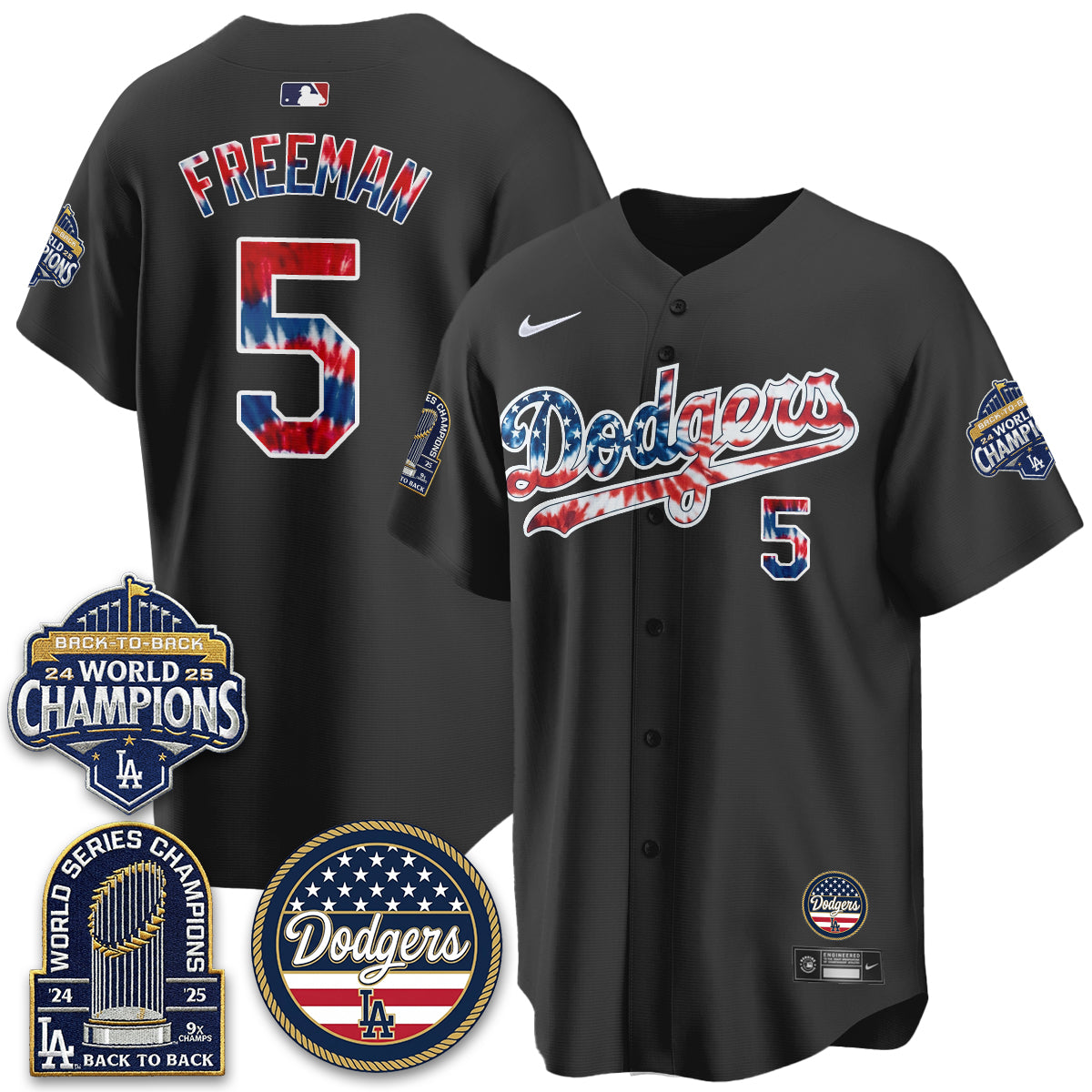 Los Angeles Dodgers Americana 2026 Vapor Limited Jersey - Stitched