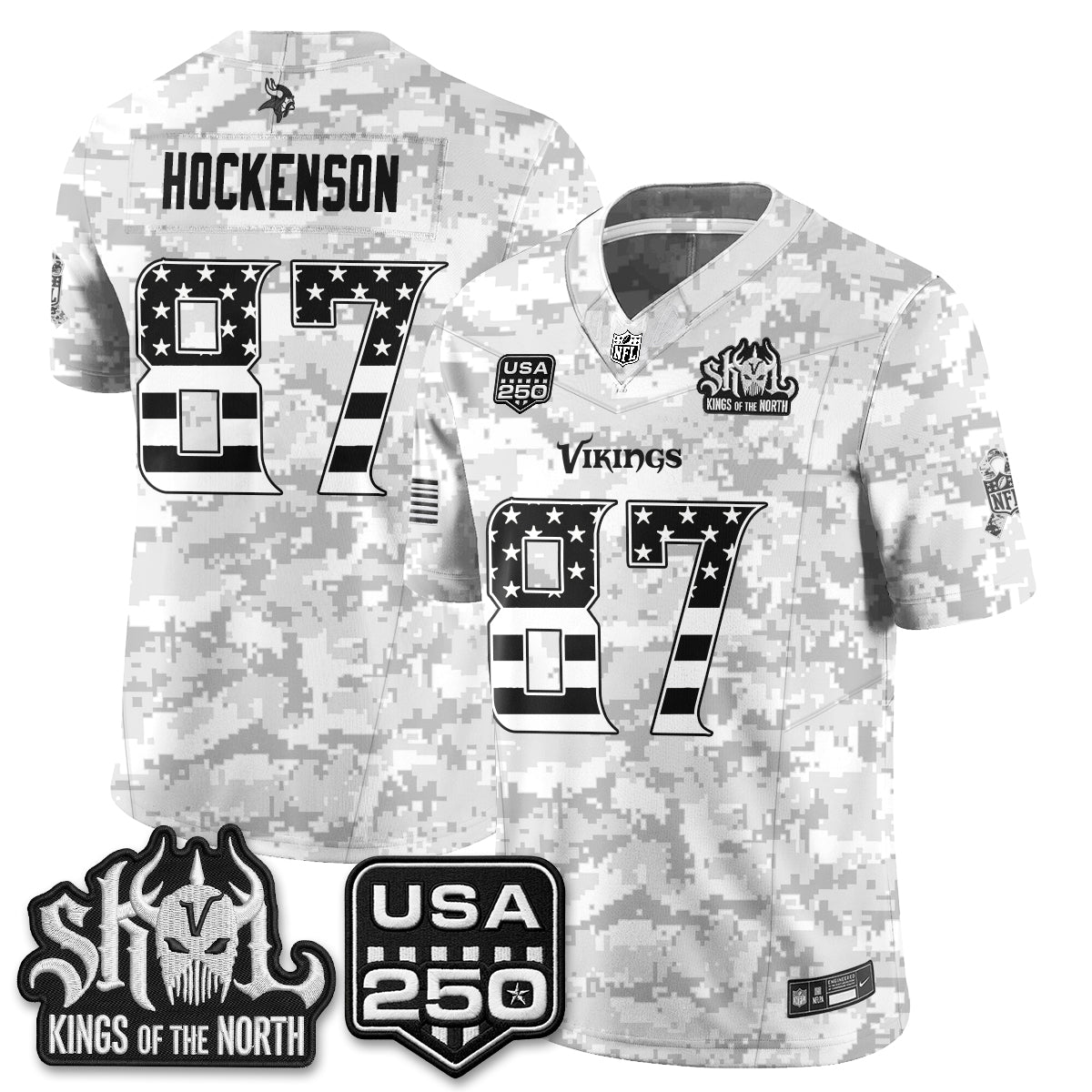Minnesota Vikings 2026 Salute to Service Edition Vapor Jersey - Stitched