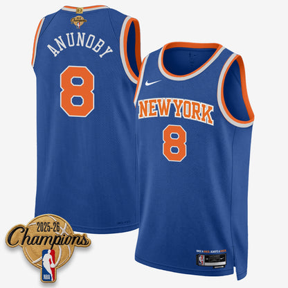New York Knicks 2026 Basketball Champions Vapor Jersey V2- Stitched
