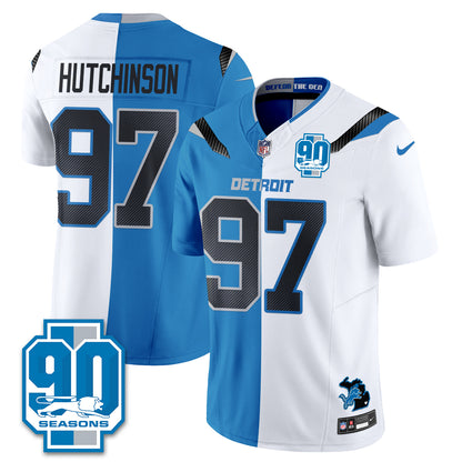 Detroit Lions Rivalries Split Edition Vapor Jersey - Stitched