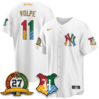 New York Yankees x "The Lightning Bolt Wizard" Edition Vapor Jersey- Stitched