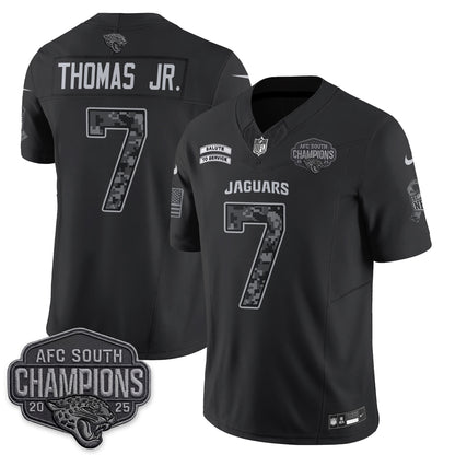 Jacksonville Jaguars 2026 Salute to Service V2 Vapor Jersey - Stitched