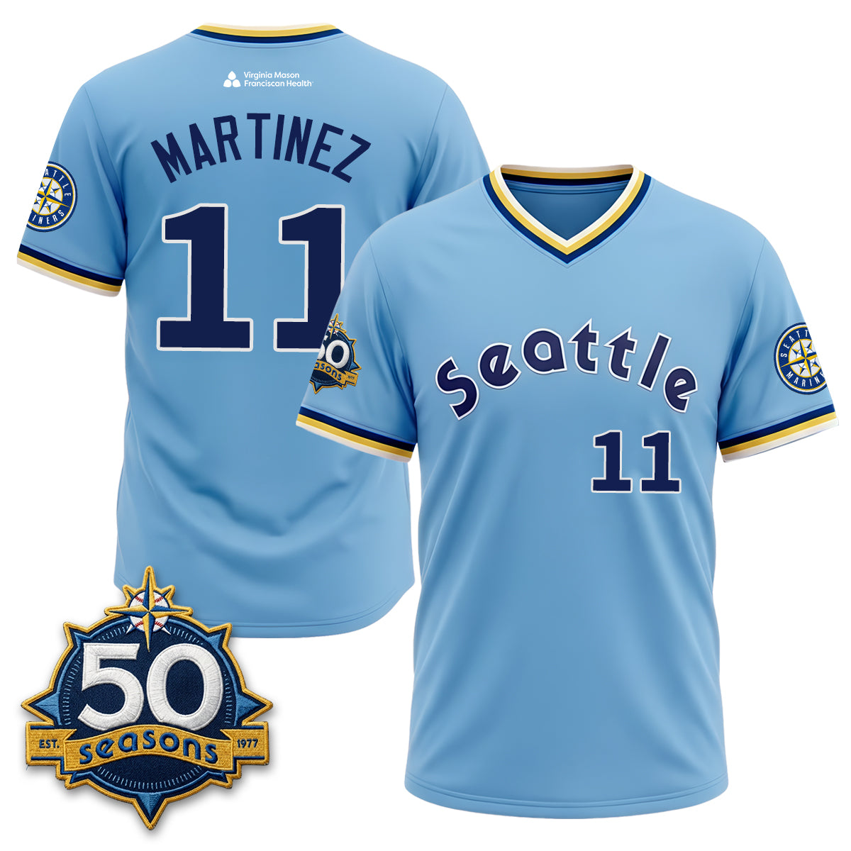 Seattle Mariners "Legacy Edition" Vapor Jersey - Stitched