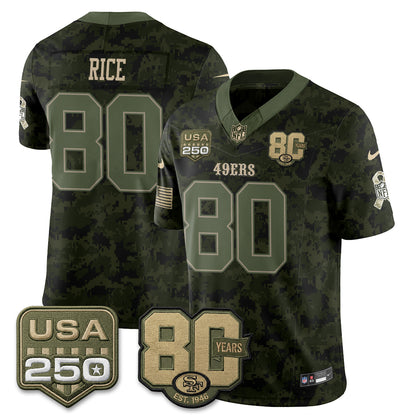 San Francisco 49ers 2026 Salute to Service Edition Vapor Jersey - Stitched-NQD