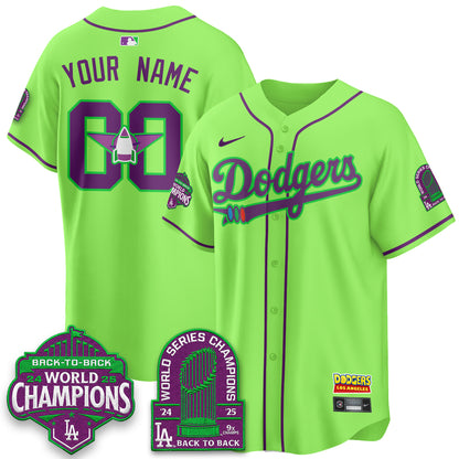 Los Angeles Dodgers 2026 Space Ranger Vapor Limited Custom Jersey - Stitched