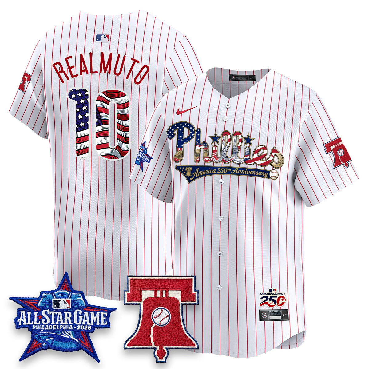 Philadelphia Phillies 2026 Independence Day USA Vapor Limited Jersey - Stitched