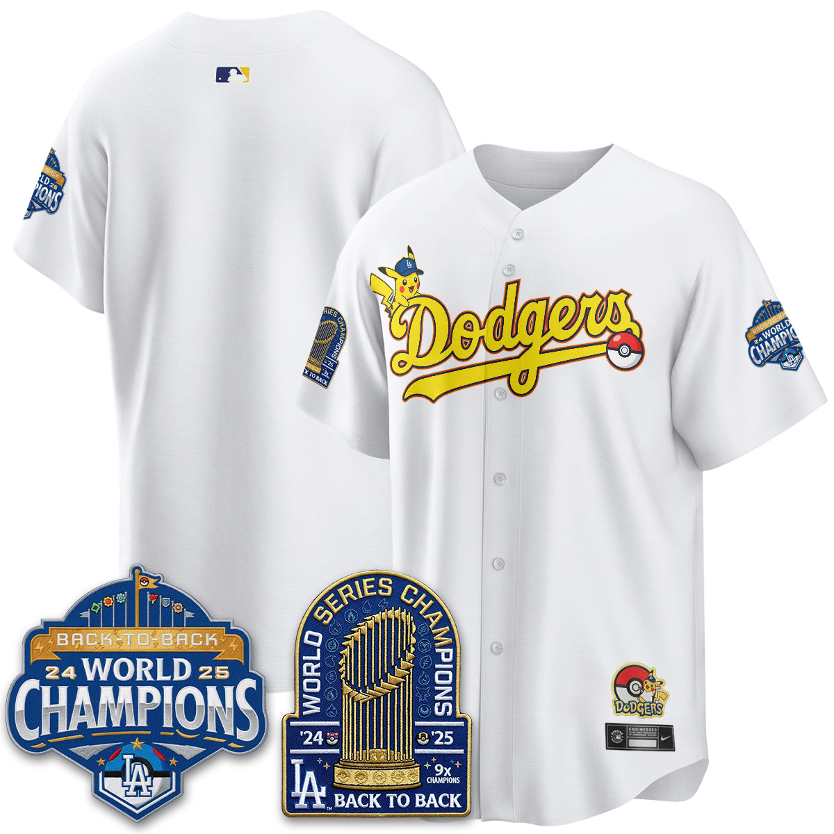 Los Angeles Dodgers x PKM 2026 Vapor Jersey - Stitched