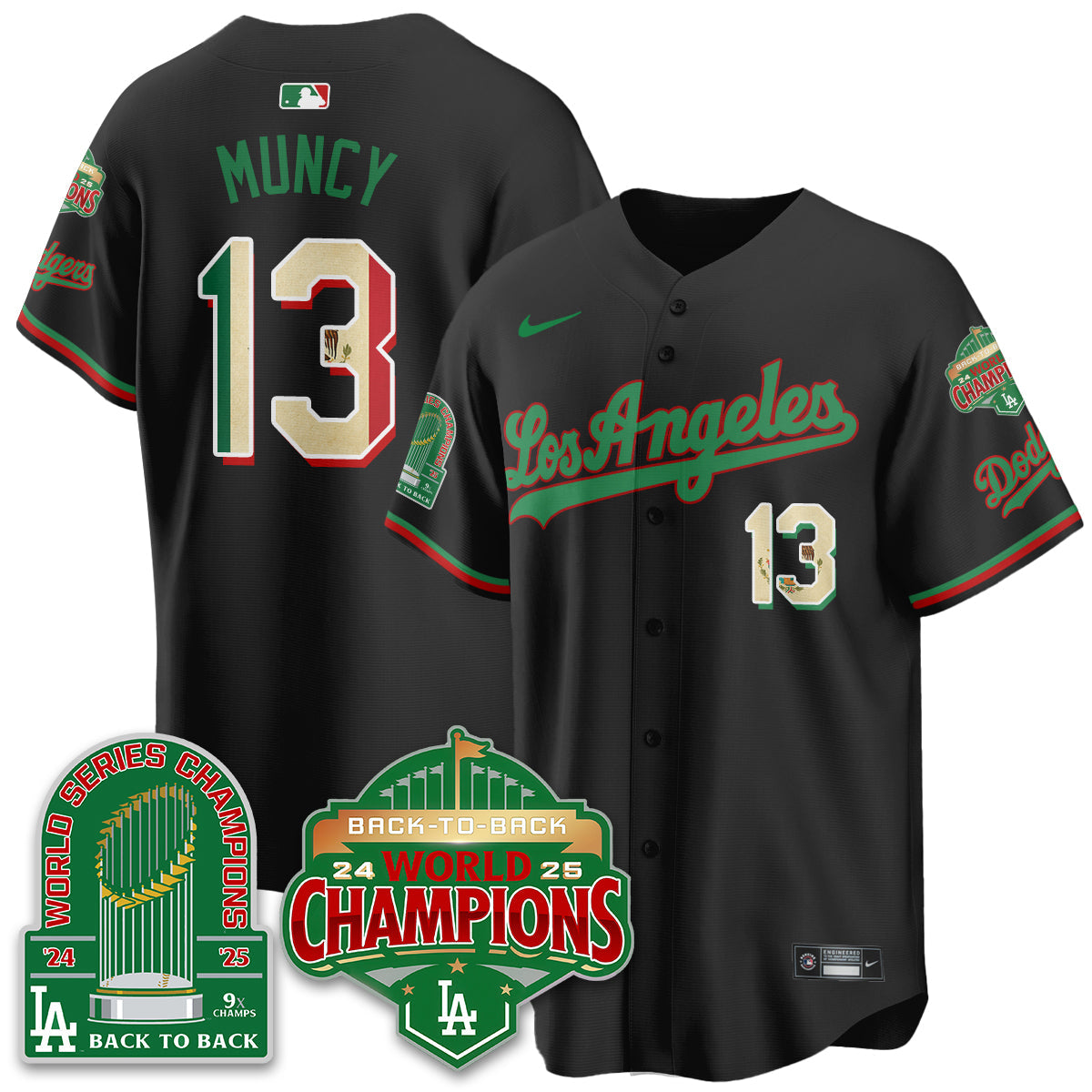 LAD Mexico Vapor Limited Jersey - 9x & B2B Champs - Stitched