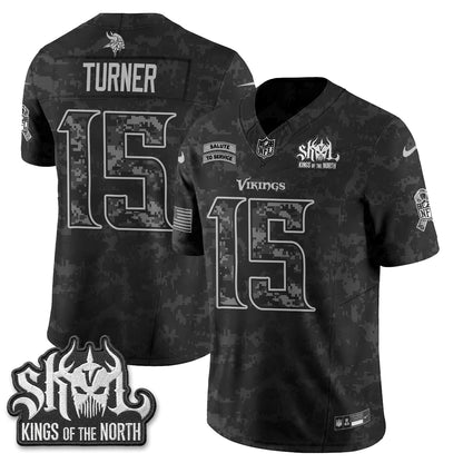 Minnesota Vikings 2026 Salute to Service V2 Vapor Jersey - Stitched-NQD