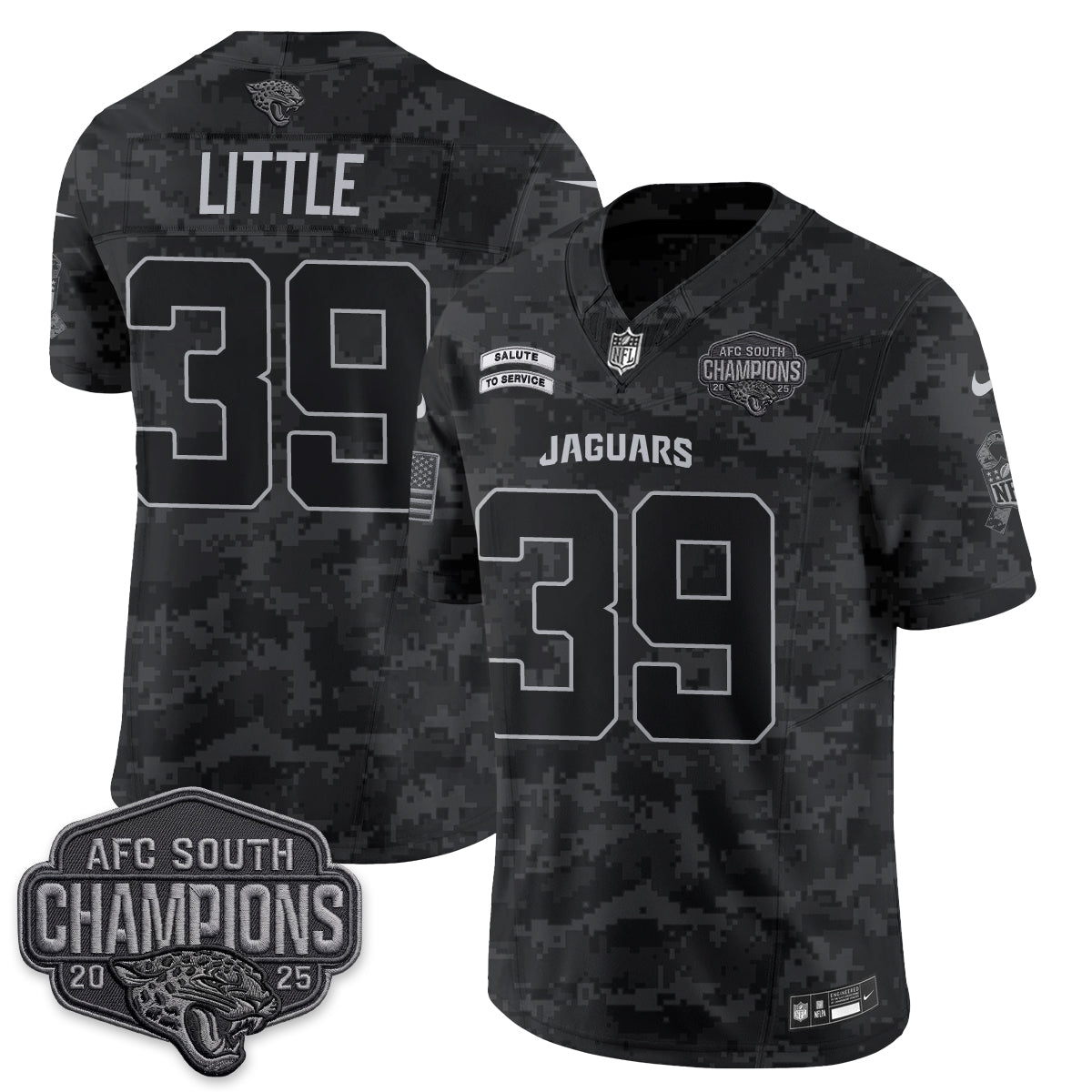 Jacksonville Jaguars 2026 Salute to Service V2 Vapor Jersey - Stitched