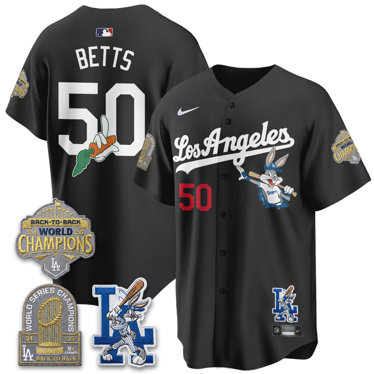 Los Angeles Dodgers Bunny Vapor Limited Jersey - All Stitched