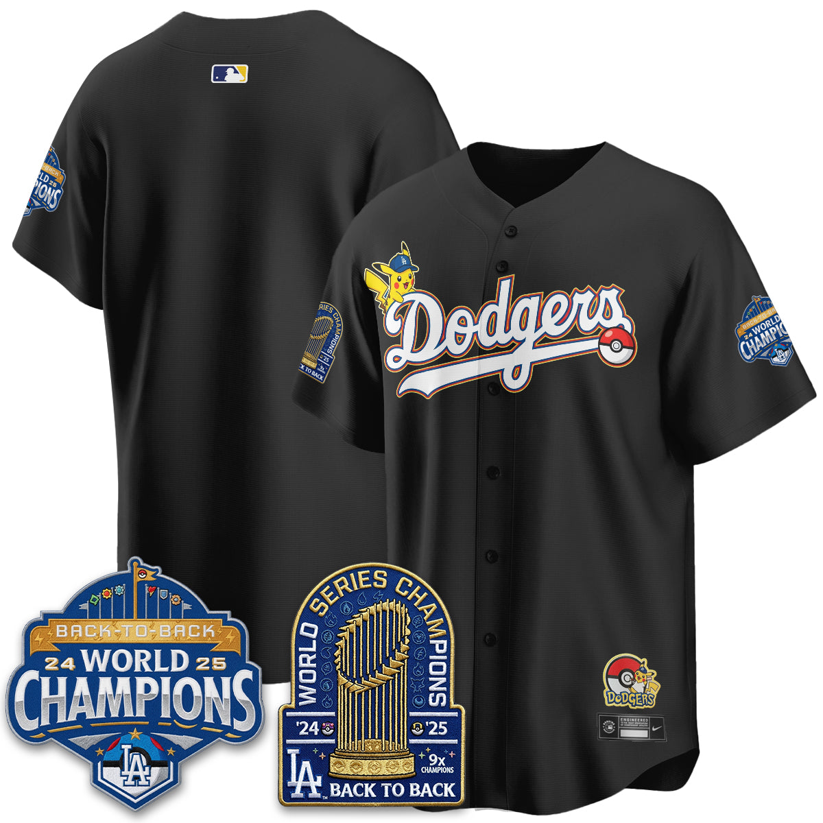 Los Angeles Dodgers x PKM 2026 Vapor Jersey - Stitched