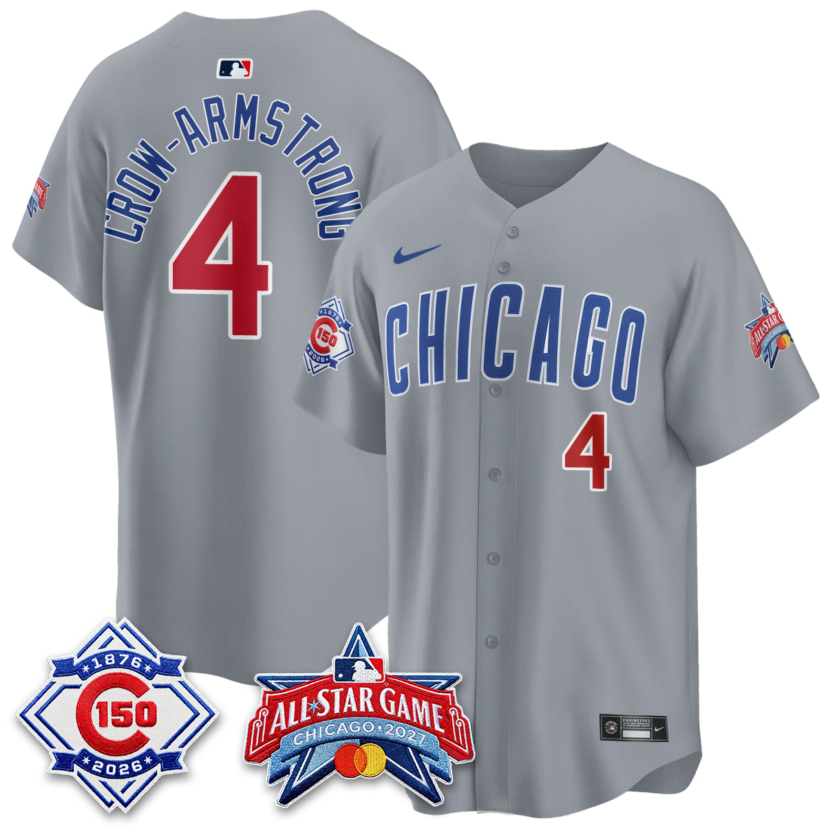 Chicago Cubs 2027 All Star Game Vapor Limited Blue Jersey - Stitched