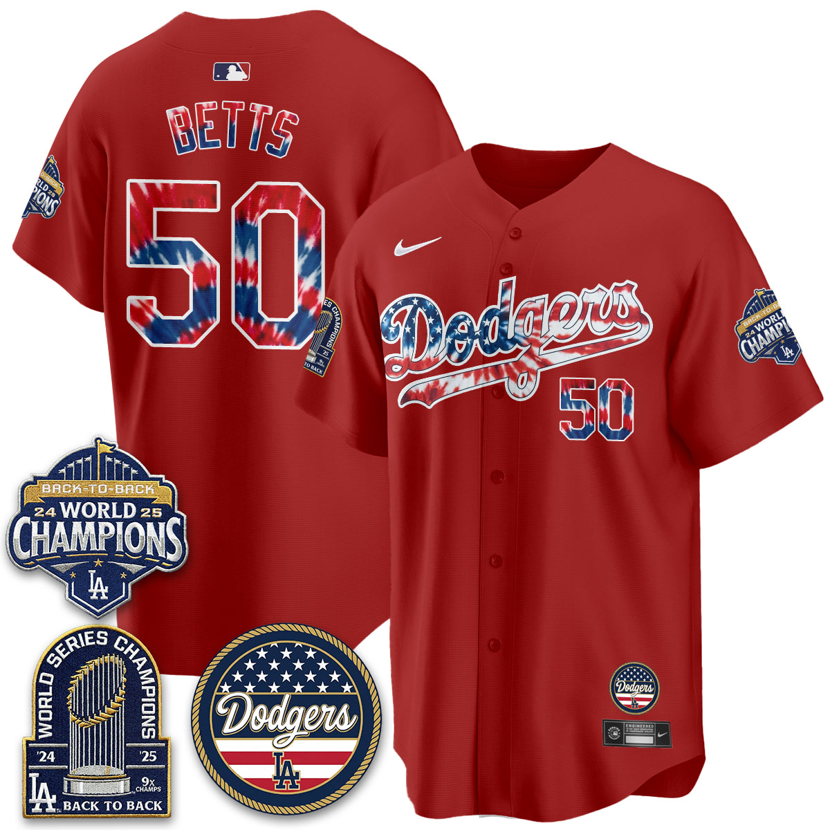 Los Angeles Dodgers Americana 2026 Vapor Limited Jersey - Stitched