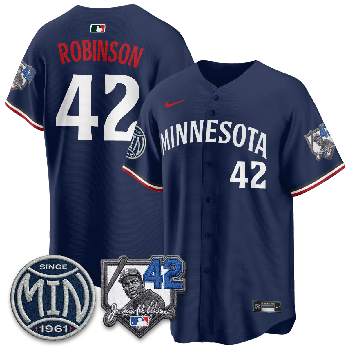 MIN 2026 Jackie Robinson Day Vapor Limited Jersey - Stitched